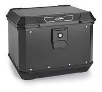 Bauletto Kappa KMX500B Monolock 50 Litri Alluminio Nero