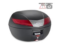 Bauletto Monokey 40 lt. nero con catadiottri rossi GIVI