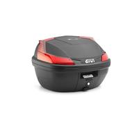 Bauletto Monolock Givi B37N Blade da 37 Litri Nero con Catadiottri Rossi