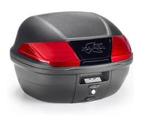 K400N2 - Bauletto Moto Kappa Monolock catadiottro rosso 40lt