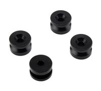 Bauletto Moto 4 pezzi di supporto universale per bauletto posteriore per moto, boccola, distanziali per fibbie, per casco e bagagliaio Top Box per Moto(Black-4pcs)