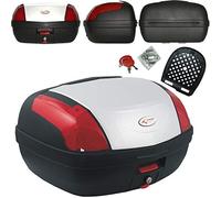 Bauletto Moto Scooter Baule Valigia Rigida Universale Bianco