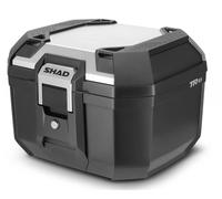 BAULETTO MOTO TOP CASE SHAD TR41 ALU COVER ALLUMINIO + PIASTRA ATTACCO 41LT