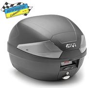 Bauletto Nero 29 LT GIVI B29NT2 Catadiottri Fumè + Kit Montaggio E Piastra