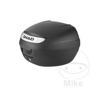Bauletto nero da 26 litri SHAD SH26 con piastra di supporto