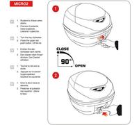 Bauletto Givi E300N2 Moloock 30 LT Nero