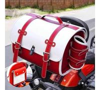 Bauletto per moto retrò, baule impermeabile ispessito, baule da viaggio con serratura a combinazione di sicurezza e maniglia per il trasporto, valigia per casco da motociclista, aspetto alla moda ( Co