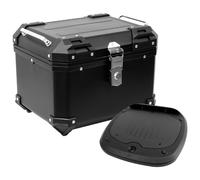BAULETTO POSTERIORE 38 L TOP CASE XPLOR IN PLASTICA NERO CON PIASTRA UNIVERSALE