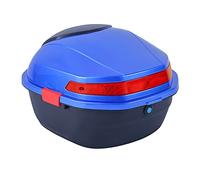 Bauletto Posteriore per Moto da Turismo, Robusto e Durevole, con Schienale, Contenitore per Casco, può Contenere 2 caschi.