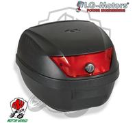 BAULETTO POSTERIORE SCOOTER 28 LT UNIVERSALE CON SERRATURA + PIASTRA + 2 CHIAVI