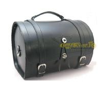 Bauletto posteriore sistema sgancio rapido Klick Fix in vera pelle da 42 litri