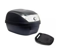 BAULETTO S-LINE 28 LITRI NERO OPACO+ PIASTRA UNIVERSALE KS28N SCOOTER MOTO