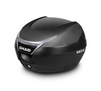 SHAD BAULETTO SH34 CARBON-LOOK Maiuscole/minuscole, nero-carbone