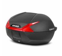 Bauletto SHAD SH47 con Catadiottro rosso