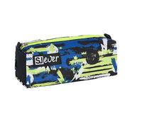 Portapenne SJ EVER, Blu e Verde, Accessori Scuola, Accessori Zaino, Bambini e ragazzi