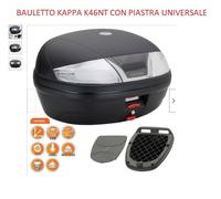 BAULETTO TOP CASE MOTO SCOOTER KAPPA K46NT CON PIASTRA MONOLOCK 46 LITRI NERO