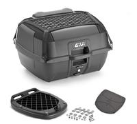 BAULETTO GIVI B45B+ MOTO SCOOTER MONOLOCK 45LT COVER NERE + SCHIENALINO + RETE