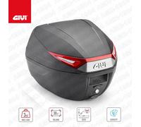 BAULETTO VALIGIA GIVI C30 NERO GOFFRATO PIASTRA MONOLOCK INCLUSA 30 LITRI