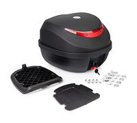 Motorcycle Top Case Box Scooter Luggage Matt Black 35L Universal Fit Touring