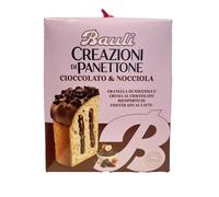 BAULI CIOCCOLATO e NOCCIOLE 450gr Creazioni Panettone Dolce Natale Cioccolato