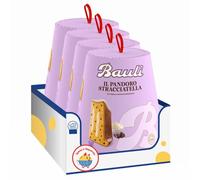 Bauli Il Pandoro Stracciatella - Dolce Natalizio con Crema e Gocce di Cioccolato - 750g (4 pezzi)