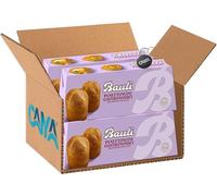 Bauli Nuovi Panettoncini Gastronomici, Basi per Farciture Salate, Mini Panettone Gastronomico Senza Canditi e Senza Uvetta 320g (new) [CAIYA® BOX da 4 Confezioni]