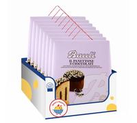 Bauli Panettone ai 3 Cioccolati - Dolce Natalizio con Gocce di Cioccolato Fondente, al Latte e Bianco - 750g - Variazioni 1/2/4/8/10 Pezzi (8)