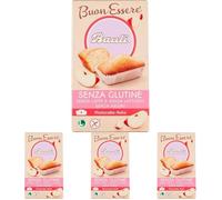 Bauli Plumcake Buonessere Senza Glutine - Mela - 130g (Confezione da 4)