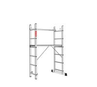 BAULICH - Trabattello in Alluminio 2x6, HOME, 3in1 Piattaforma di Lavoro Pieghevole