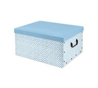 Baulotto in cartone Color blu 50x40x25 cm Blu