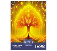 Baum des Lebens Puzzles Lernspiel Spielzeug Wunderschönes Dekoration 1000 Stück Herausforderndes Heilige Pflanzen Puzzle Für Erwachsene Und Kinder 70x50cm/1000pcs