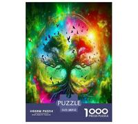 Baum des Lebens Puzzles Lernspiel Spielzeug Wunderschönes Dekoration 1000-teiliges Heilige Pflanzen Puzzle Perfekt Für Damen, Herren, Kinder Ab 14 Jahren 52x38cm/1000pcs