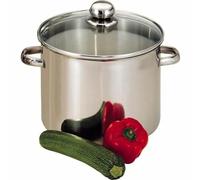 Baumalu 342.655 Pot Catering + Cover 16 L Diametro 30 cm, Acciaio Inossidabile, Argento, 32 cm