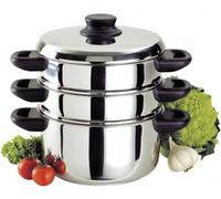 Baumalu 342640 - Vaporiera a 3 Pezzi, ø 20 cm