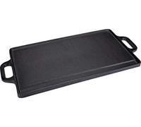 Baumalu 385225 - Bistecchiera, 42 cm, Ghisa | Ghisa double face liscia e nervata, calore omogeneo; perfetta per carne, pesce e verdure, cottura sana gas e forno