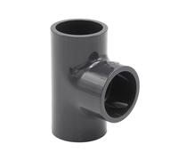 Baumaxxe Raccordo a T PVC-U 32 mm 90° PN16 Grigio bm067