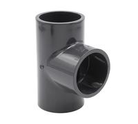Baumaxxe Raccordo a T PVC-U 50 mm 90° PN16 Grigio bm069