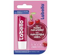Nivea - Labello cherry shine, balsamo labbra arricchito con oli naturali e pigmanti brillanti, cura delle labbra e idratazione a lunga durata per 24 ore, (2 x 5,5 ml)