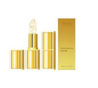 Baume à LèVres Hydratant Enrichi En Feuilles D'Or, Couleur Varie Selon Ph | Baume à lèvres hydratant 24 heures, sans transfert et longue tenue, au fini brillant intense qui change couleur selon le pH