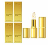 Baume à LèVres Hydratant Enrichi En Feuilles D'Or, Couleur Varie Selon Ph | Baume à lèvres hydratant 24 heures, sans transfert et longue tenue, au fini brillant intense qui change couleur selon le pH
