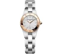 Baume & Mercier Linea MOA10079 Women's Quartz Watch - 27mm Stainless Steel Case, Silver Dial, Date Display, Two-Tone Bracelet