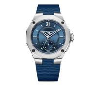 Baume & Mercier Riviera 10761 Limited Edition Men's Watch - 43mm Stainless Steel Case, Blue Dial, Automatic Baumatic Movement, Tideograph Function