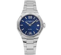 Baume & Mercier Riviera MOA10727 Women's Quartz Watch - 33mm Stainless Steel Case, Blue Dial, Stainless Steel Bracelet