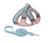 BAUMOOD Set di imbracatura e guinzaglio per cani ROSA TAG.L