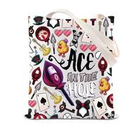 BAUNA Anime Cartoon Merchandise Tote Bag Radio Demone Personaggio Regalo Ace In The Hole Borsa a tracolla Scuro Animazione Amante Regalo, Ace Hole Tote, 35*40cm