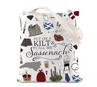 BAUNA Borsa a tracolla Sassenach per show televisivi Jamie Fraser Regalo Claire Fraser Libellula Regalo Scozzese Regalo per i fan, Borsa Sassenach, 35*40cm