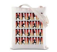 BAUNA Chicago Borsa tote musicale West End borsa Broadway Theatre riutilizzabile borsa della spesa regalo per amanti della musica, Borsa da ballo, 32*37CM