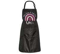 BAUNA Grembiule da toelettatore per cani, con scritta in lingua inglese "Not Just A Job It's Love", regalo motivazionale, Grembiule da lavoro, Taglia unica