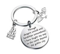 BAUNA Labyrinth Gift David Bowie Gift Jareth The Goblin King Through Dangers Untold Cult Movies Literary Gift Labyrinth Movie Fans Gift