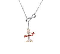 BAUNA Regalo Forky Toy Story: orecchini e collana, 2.3 cm by 2.8 cm, Metallo